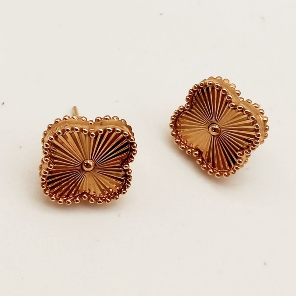 قیمت گوشواره ونکلیف طلایی