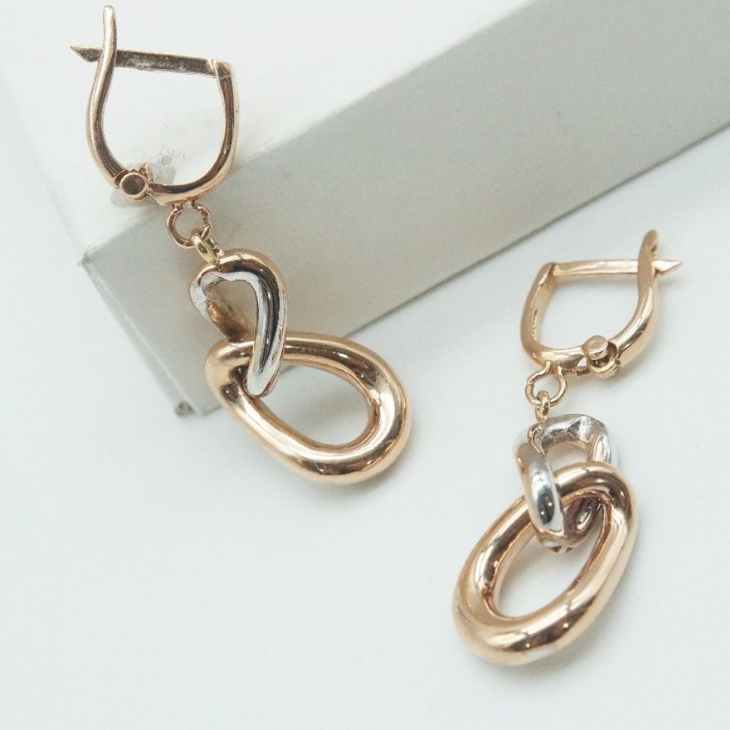 خرید اینترنتی گوشواره بیضی ابدی