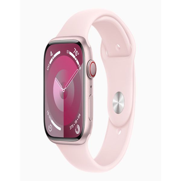 Apple Watch Series 9  Aluminium Case 41mm (Silicone Sport Band)