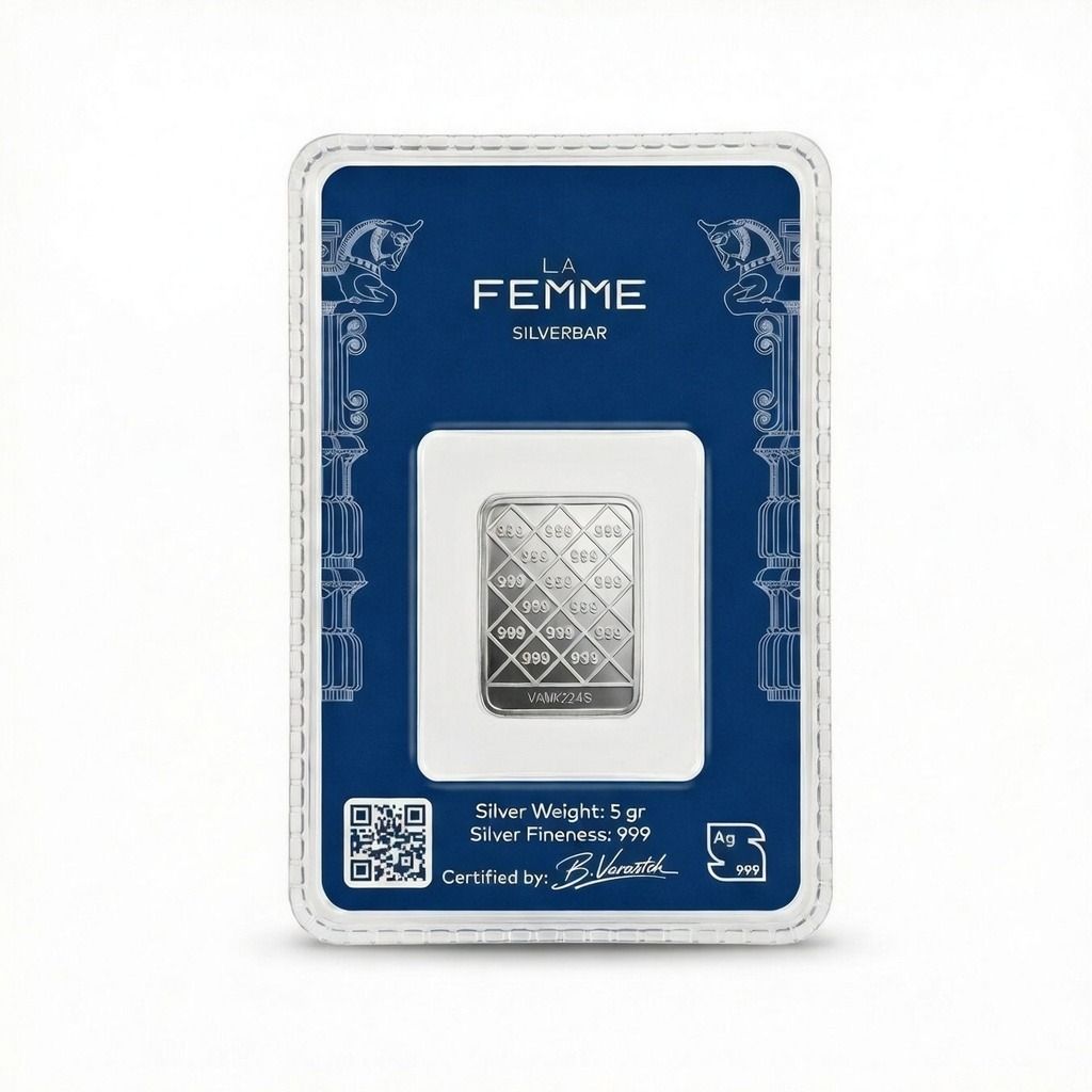 مشخصات شمش نقره 5 گرمی