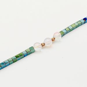 دستبند کوارتز فیروزه ای