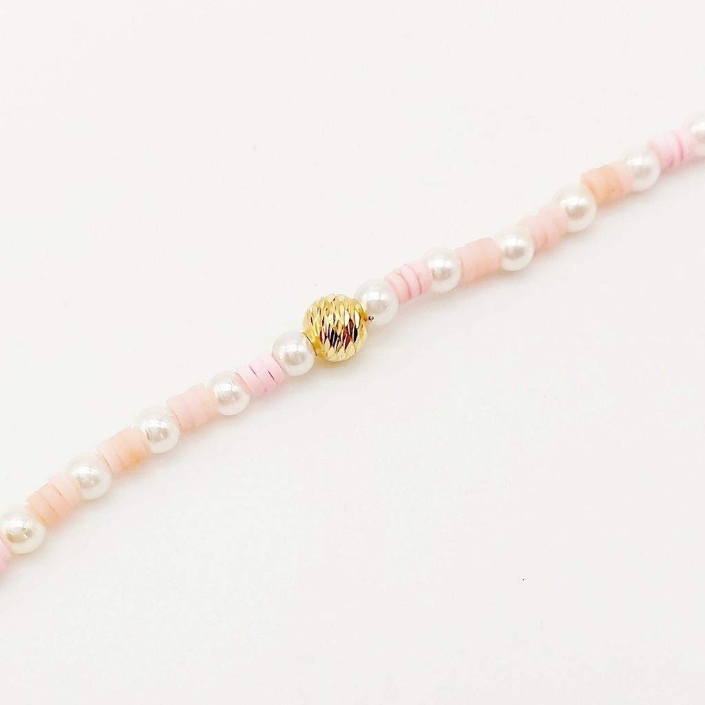 خرید آنلاین دستبند رز مرواریدی