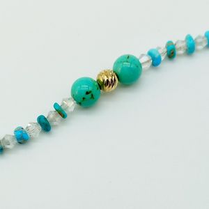 دستبند فیروزه کریستال