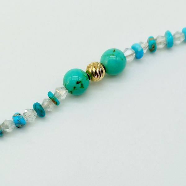 دستبند فیروزه کریستال