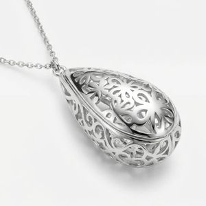 قیمت ارزان گردنبند اشک نقره