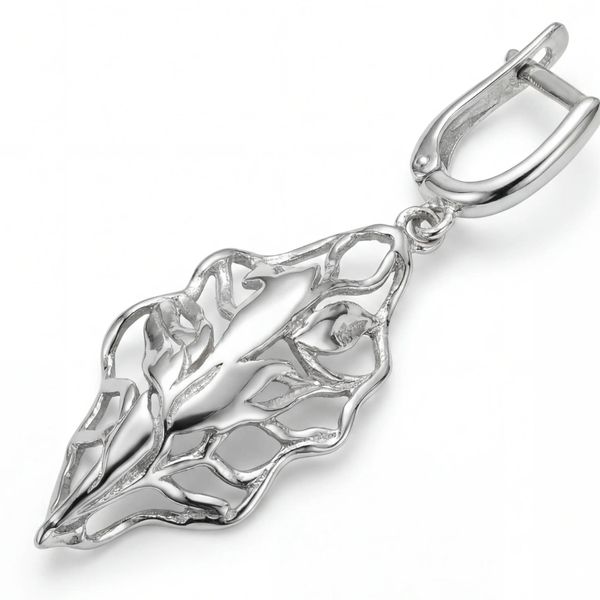 گوشواره  نقره برگ