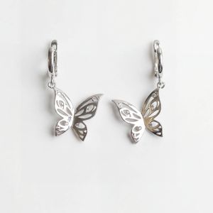 گوشواره نقره پروانه