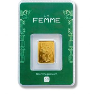 شمش طلا 300 سوتی24 عیار Lafemme