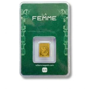 شمش طلا 400 سوتی24 عیار Lafemme